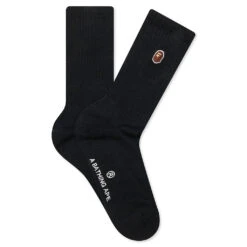 One Point Socks - Black
