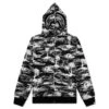 Palm Tree Camo Relaxed Fit Shark Full Zip Hoodie - Black -Feature store Palm Tree Camo Relaxed Fit Shark Full Zip Hoodie Black 001ZPL301313M BLK 08 10 25 Feature JA
