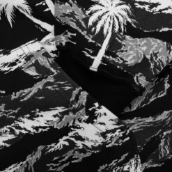 Palm Tree Camo Relaxed Fit Shark Full Zip Hoodie - Black 15 Palm Tree Camo Relaxed Fit Shark Full Zip Hoodie - Black -Feature store Palm Tree Camo Relaxed Fit Shark Full Zip Hoodie Black 001ZPL301313M BLK 08 10 25 Feature JA 12