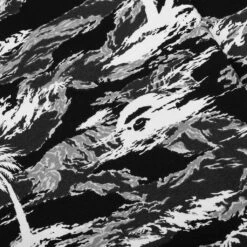 Palm Tree Camo Relaxed Fit Shark Full Zip Hoodie - Black 12 Palm Tree Camo Relaxed Fit Shark Full Zip Hoodie - Black -Feature store Palm Tree Camo Relaxed Fit Shark Full Zip Hoodie Black 001ZPL301313M BLK 08 10 25 Feature JA 8