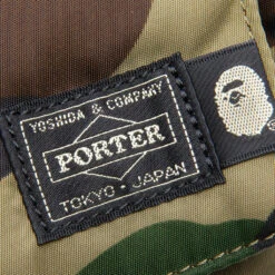 A Bathing Ape X Porter 1st Camo Rucksack - Green 9 A Bathing Ape X Porter 1st Camo Rucksack - Green -Feature store Porter 1ST Camo Rucksack Green 001GDD331951X GRN 08 27 25 Feature VR 8