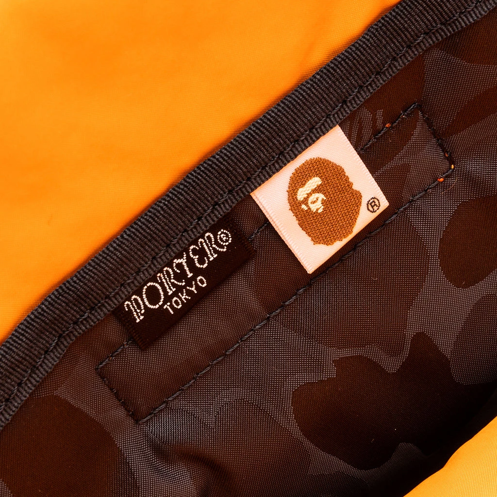 A Bathing Ape X Porter ABC Polyester Jacquard Backpack - Black 6 A Bathing Ape X Porter ABC Polyester Jacquard Backpack - Black - Image 4