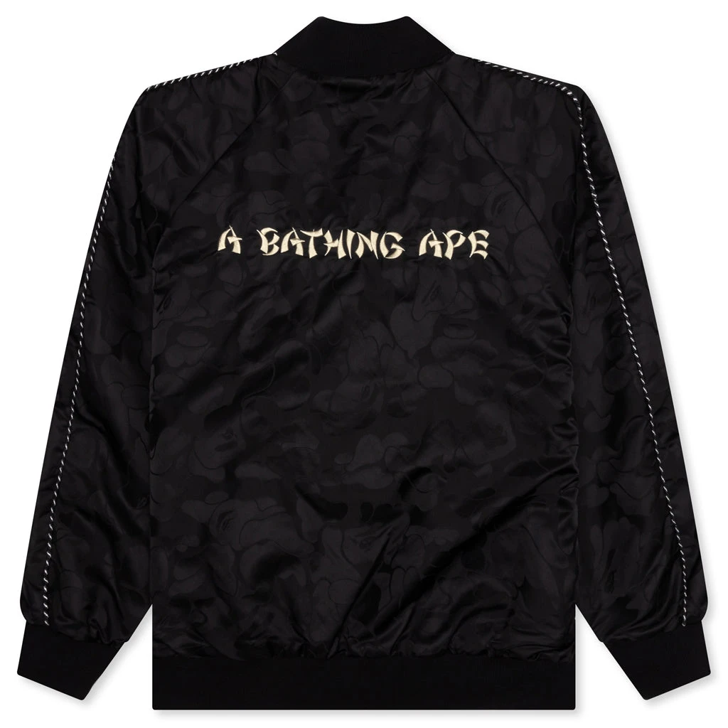 Reversible Souvenir Jacket - Black 4 Reversible Souvenir Jacket - Black - Image 2