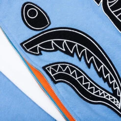 Shark Full Zip Hoodie Indonesia - Blue 9 Shark Full Zip Hoodie Indonesia - Blue -Feature store Shark Full Zip Hoodie Indonesia Blue 001ZPK701309M BLU 08 12 25 Feature JA 7