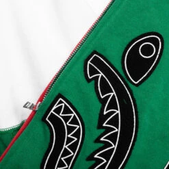 Shark Full Zip Hoodie Italy - Green -Feature store Shark Full Zip Hoodie Italy Green 001ZPK701304M GRN 08 12 25 Feature JA 7