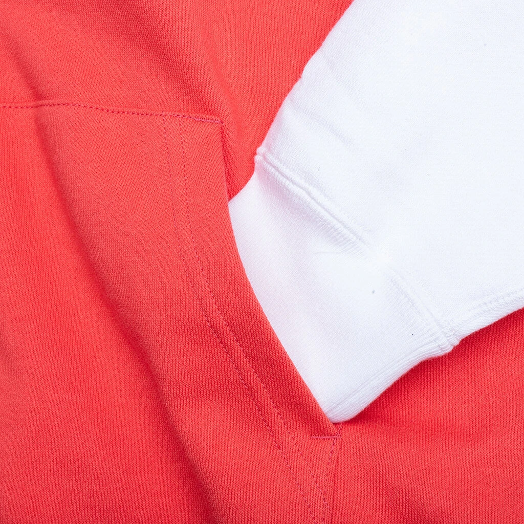 Shark Full Zip Hoodie Japan - Red 9 Shark Full Zip Hoodie Japan - Red - Image 7