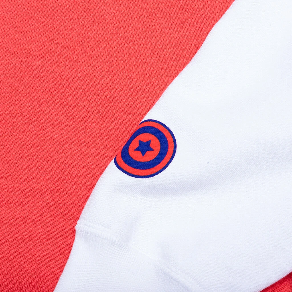 Shark Full Zip Hoodie Japan - Red 5 Shark Full Zip Hoodie Japan - Red - Image 3