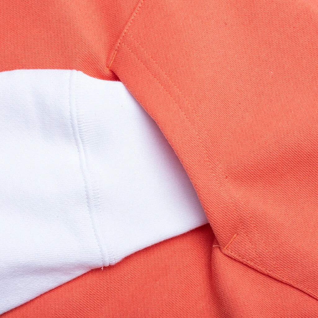 Shark Full Zip Hoodie Korea - Orange 8 Shark Full Zip Hoodie Korea - Orange - Image 6