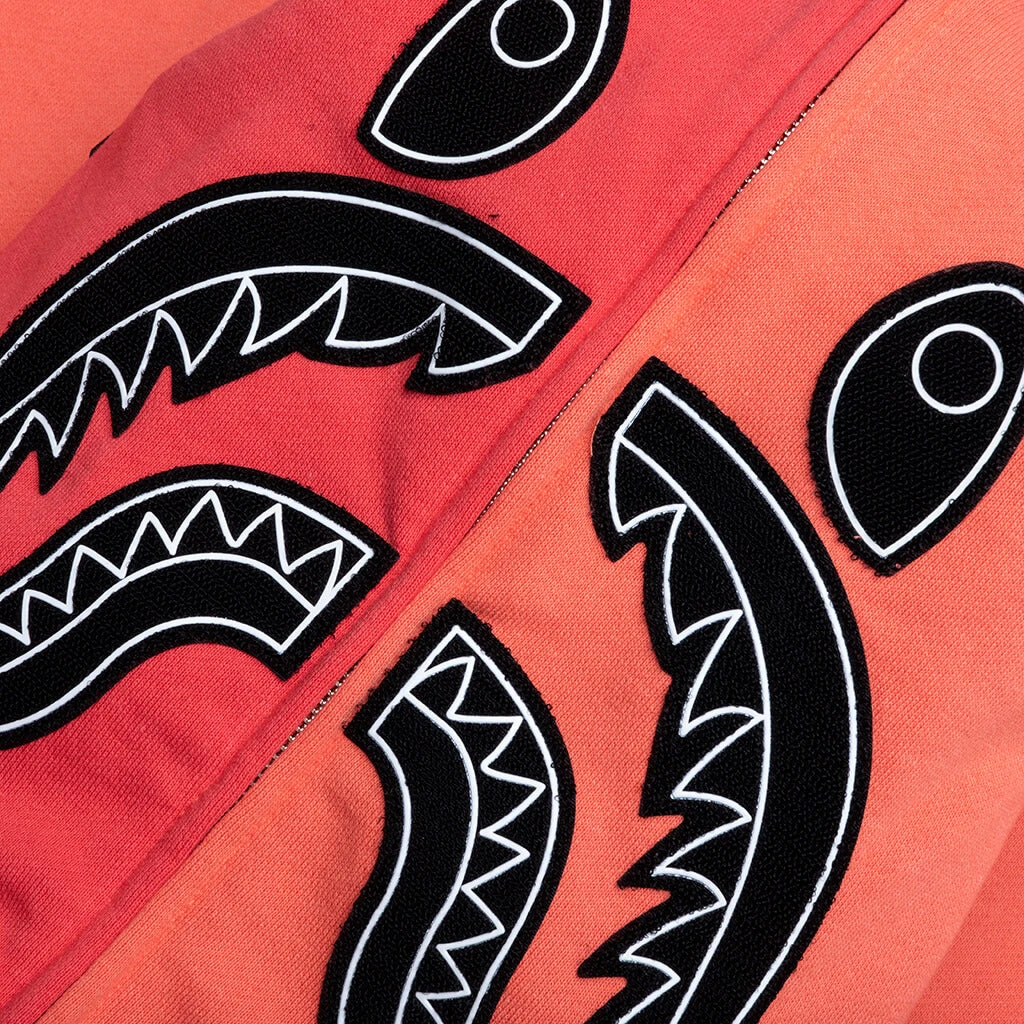 Shark Full Zip Hoodie Korea - Orange 7 Shark Full Zip Hoodie Korea - Orange - Image 5