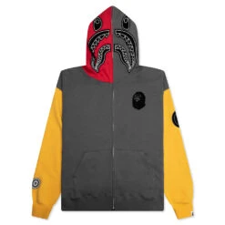 Shark Full Zip Hoodie Malaysia - Gray