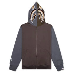 Shark Full Zip Hoodie #2 - Beige