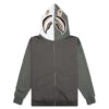 Shark Full Zip Hoodie #2 - Olive Drab