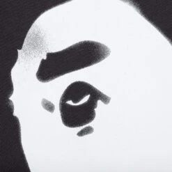 Spray Ape Head Crewneck - Black 8 Spray Ape Head Crewneck - Black -Feature store Spray Ape Head Garment Dyed Crewneck Black 001SWK301314M BLK 03 19 24 Feature DV 4