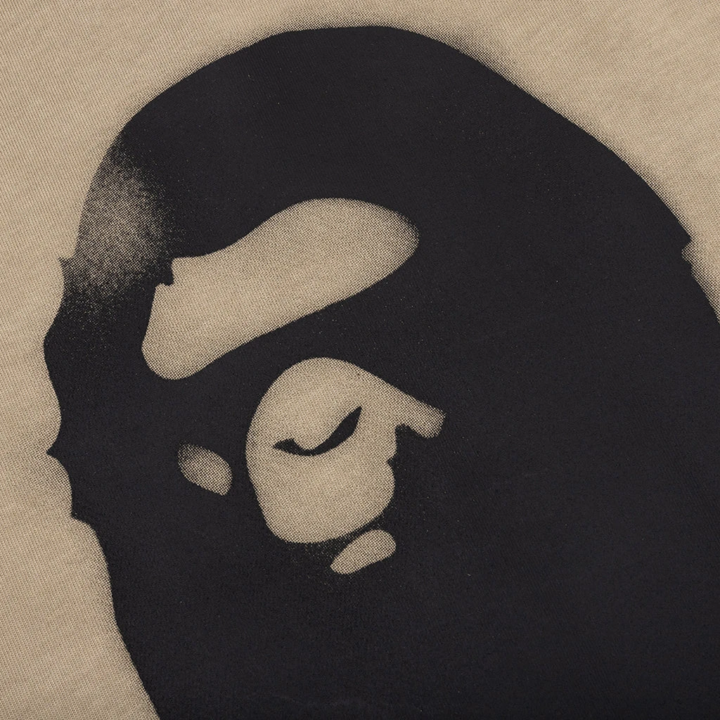 Spray Ape Head Tee - Beige 5 Spray Ape Head Tee - Beige - Image 3