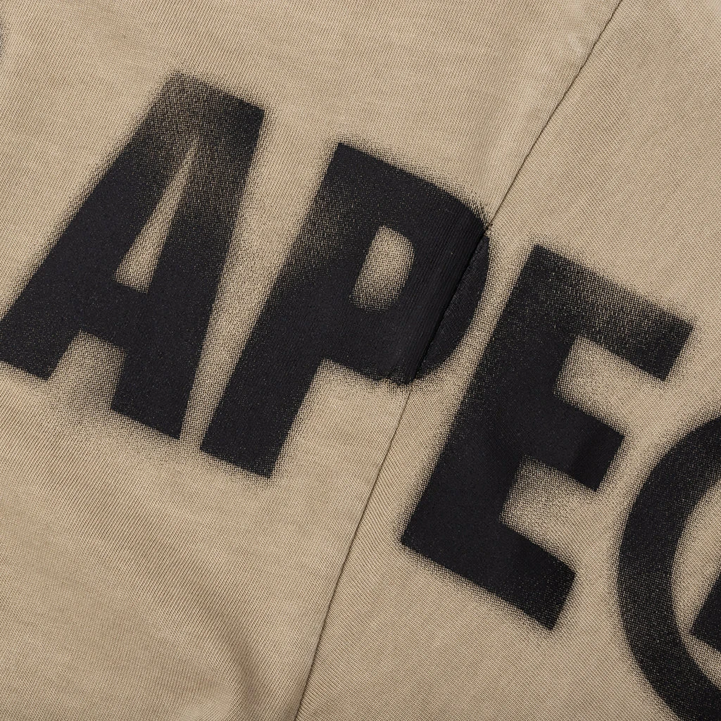 Spray Ape Head Tee - Beige 6 Spray Ape Head Tee - Beige - Image 4