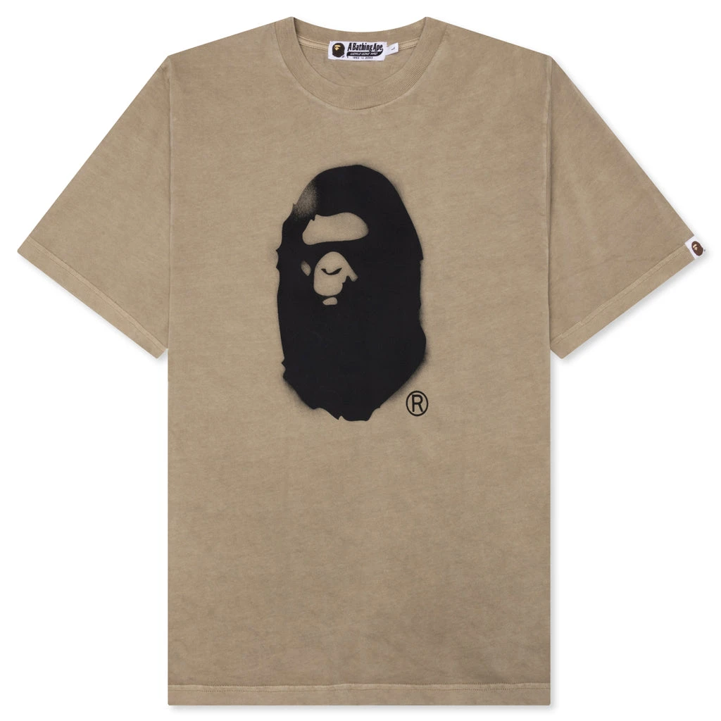 Spray Ape Head Tee - Beige 3 Spray Ape Head Tee - Beige