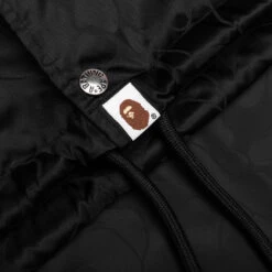 Tonal Solid Camo Coach Jacket - Black -Feature store Tonal Solid Camo Coach Jacket M Black 001LJJ801068I 09 13 23 Feature VR 8