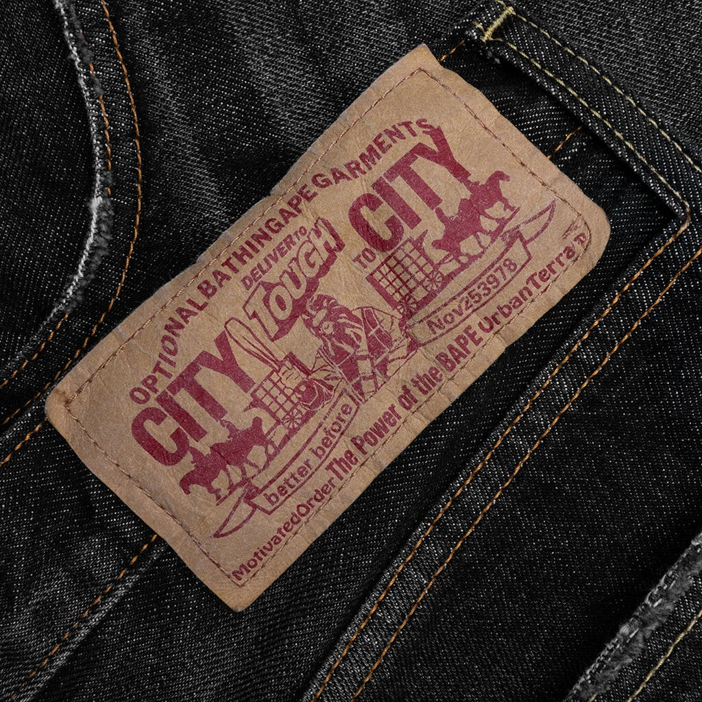 Twin STA Relaxed Fit Denim Shorts - Black 5 Twin STA Relaxed Fit Denim Shorts - Black - Image 3