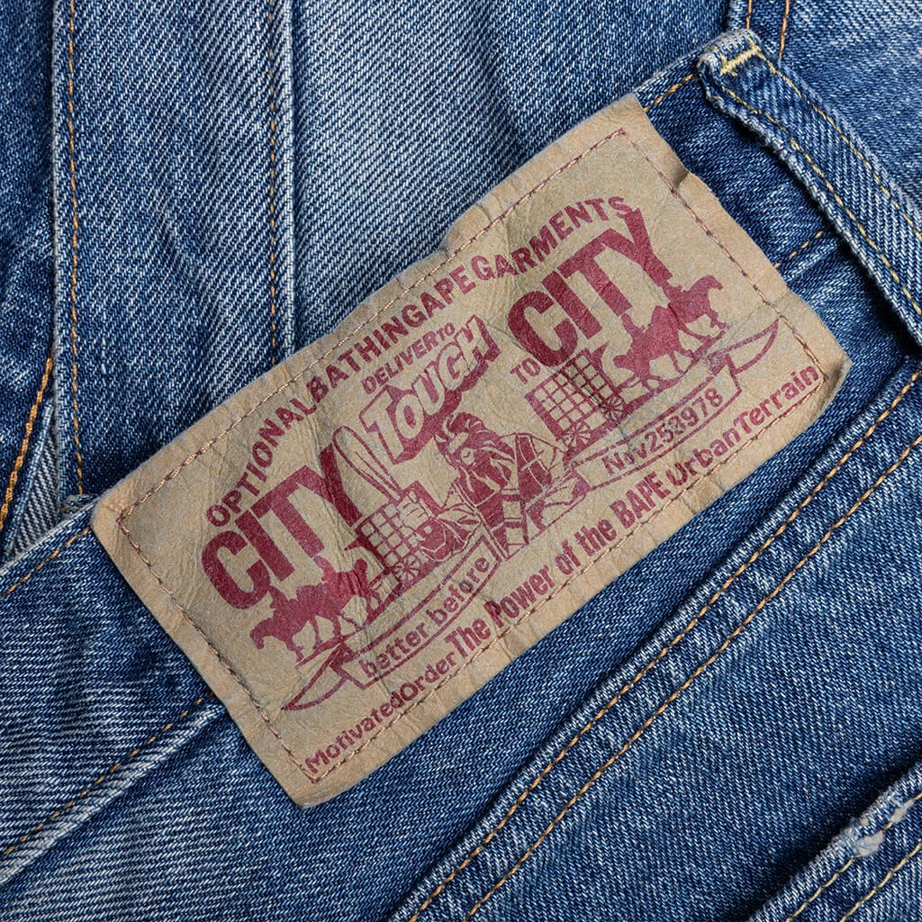 Twin STA Relaxed Fit Denim Shorts - Light Indigo 5 Twin STA Relaxed Fit Denim Shorts - Light Indigo - Image 3