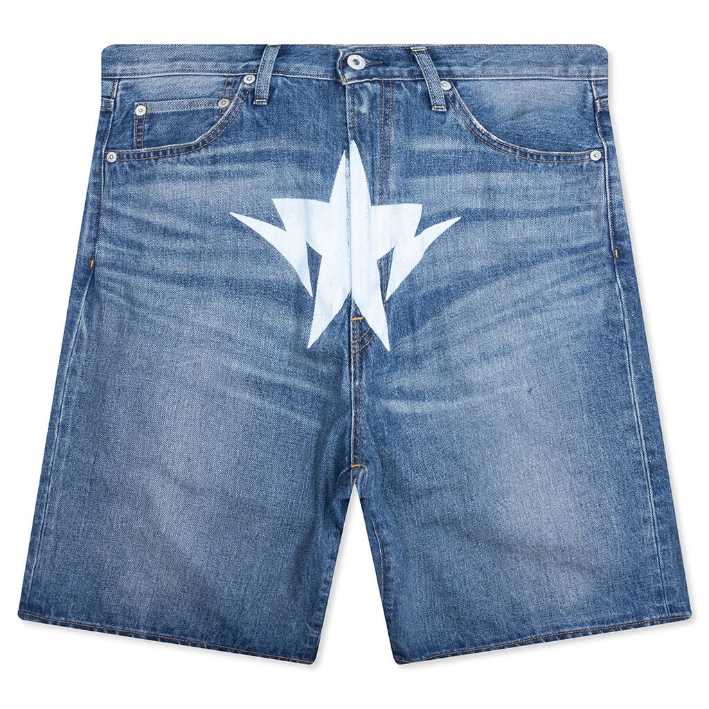 Twin STA Relaxed Fit Denim Shorts - Light Indigo 3 Twin STA Relaxed Fit Denim Shorts - Light Indigo