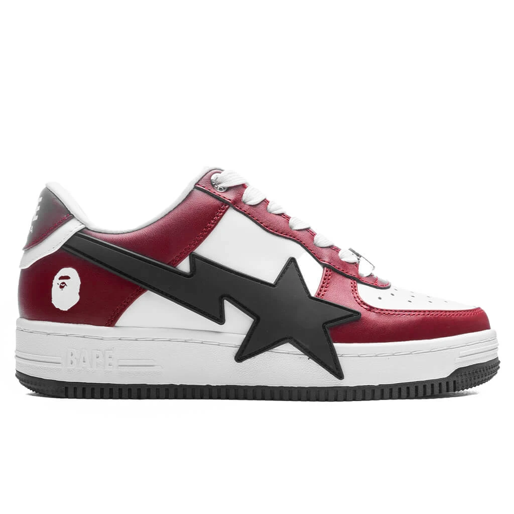 Women's Bape STA OS #2 - Burgundy/Black 3 Women's Bape STA OS #2 - Burgundy/Black