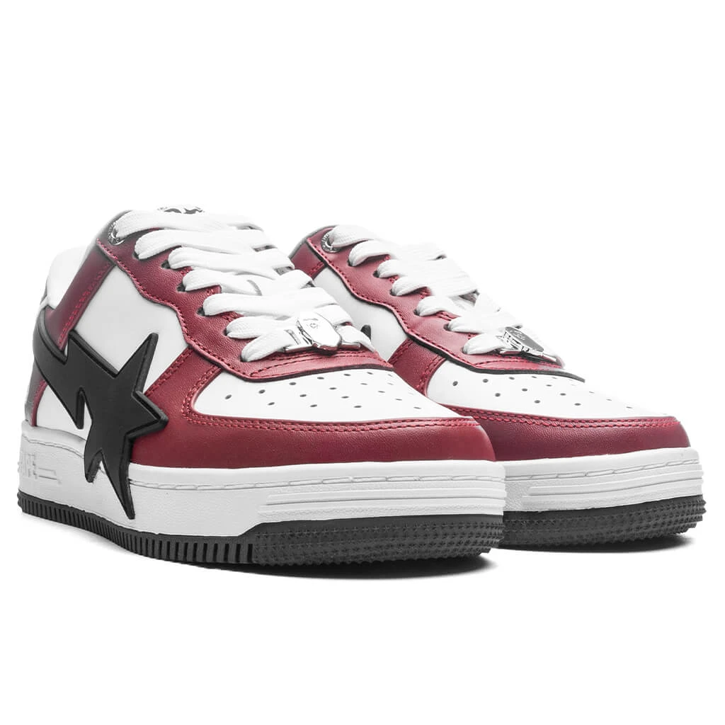 Women's Bape STA OS #2 - Burgundy/Black 4 Women's Bape STA OS #2 - Burgundy/Black - Image 2