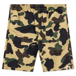 Kid's 1ST Camo Beach Pants - Yellow