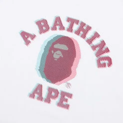 Glitch Art College College Tee - White 8 Glitch Art College College Tee - White -Feature store litch Art College College Tee White 001TEK301051M WHT 08 13 24 Feature JP 6