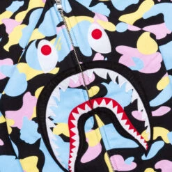 New Multi Camo 2nd Shark Full Zip Hoodie - Black 9 New Multi Camo 2nd Shark Full Zip Hoodie - Black -Feature store untitled 05 22 23 Feature 12