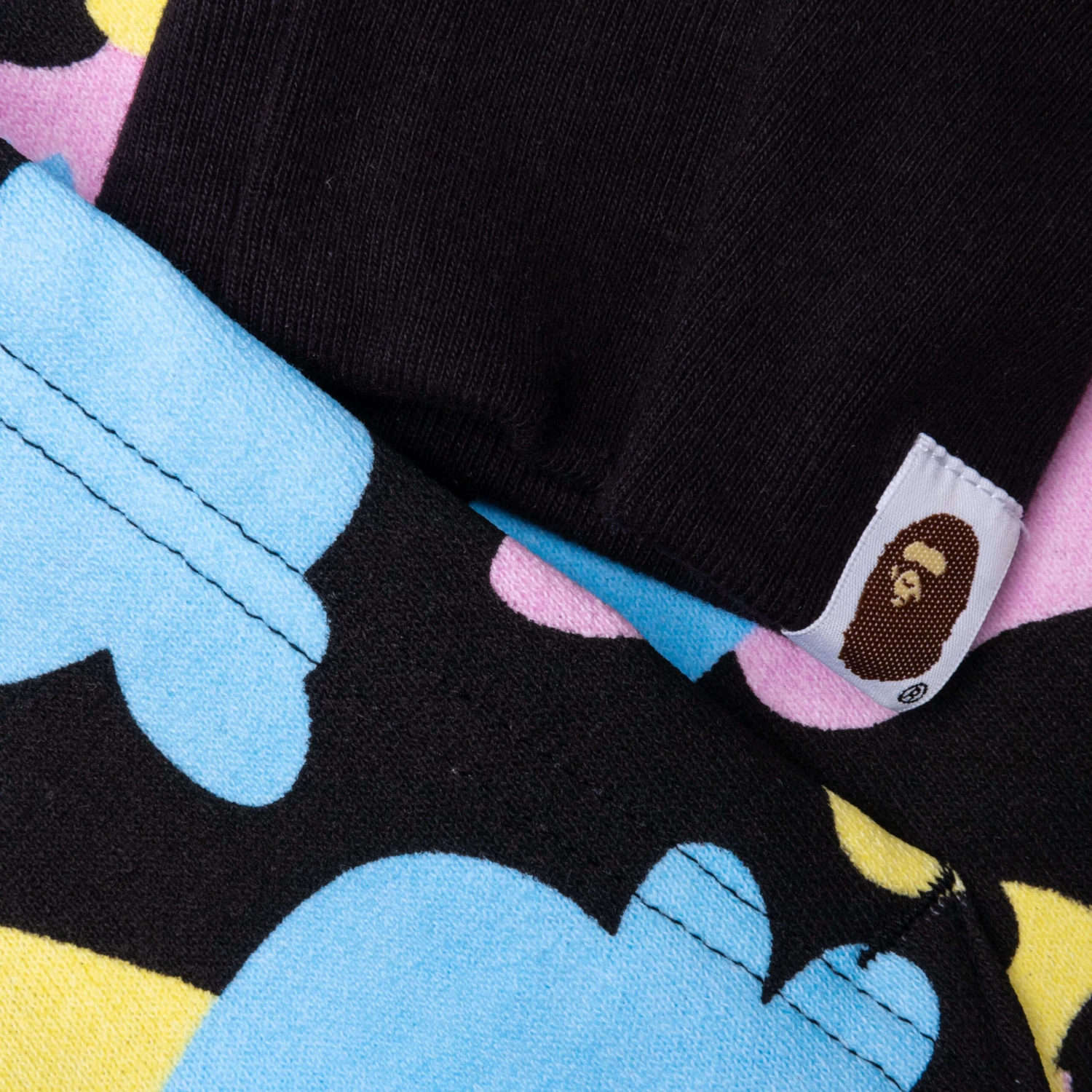 New Multi Camo 2nd Shark Full Zip Hoodie - Black 6 New Multi Camo 2nd Shark Full Zip Hoodie - Black - Image 4