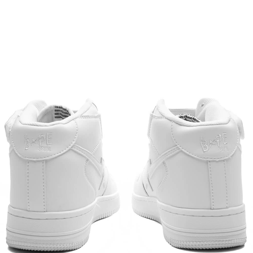Bape STA 1 Mid - White 6 Bape STA 1 Mid - White - Image 4