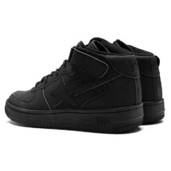 Bape STA Mid Black Suede - Black 8 Bape STA Mid Black Suede - Black -Feature store untitled 09 04 25 Feature DV